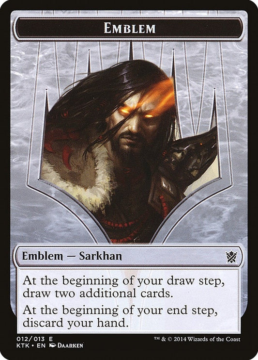 Image for Emblem - Sarkhan, the Dragonspeaker (12) (Khans of Tarkir) - Magic: The Gathering