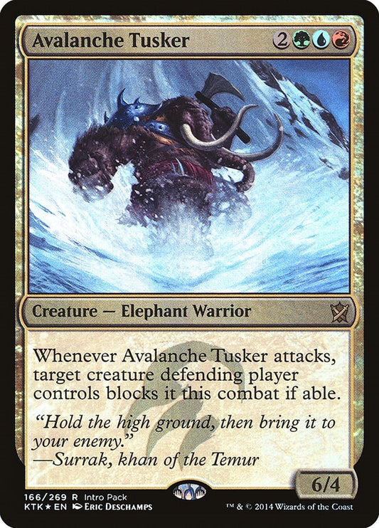 Image for Avalanche Tusker (166) (Unique and Miscellaneous Promos) - Magic: The Gathering