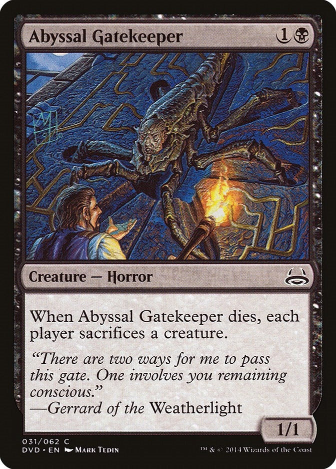 Image for Abyssal Gatekeeper (31) (Duel Decks: Anthology) - Magic: The Gathering