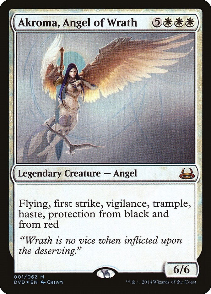 Image for Akroma, Angel of Wrath (1) (Duel Decks: Anthology) - Magic: The Gathering