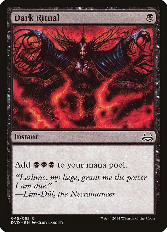 Image for Dark Ritual (45) (Duel Decks: Anthology) - Magic: The Gathering