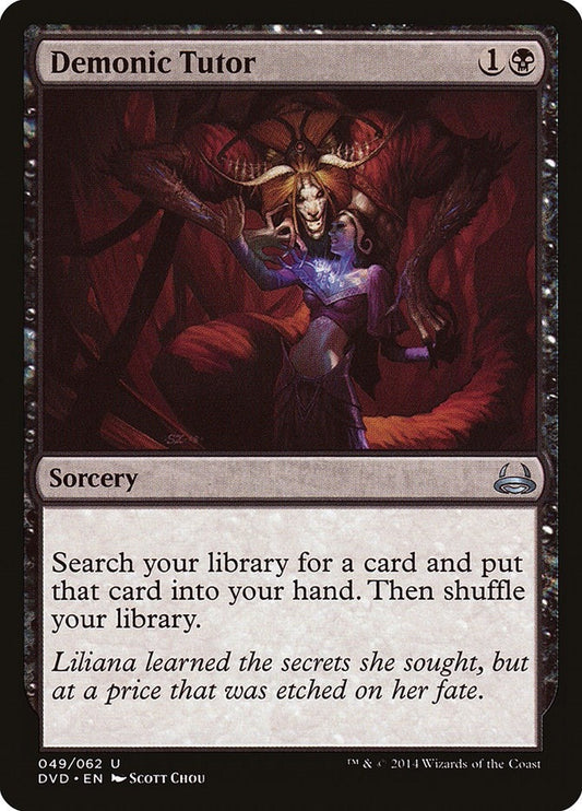 Image for Demonic Tutor (49) (Duel Decks: Anthology) - Magic: The Gathering