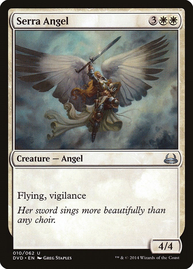 Image for Serra Angel (10) (Duel Decks: Anthology) - Magic: The Gathering