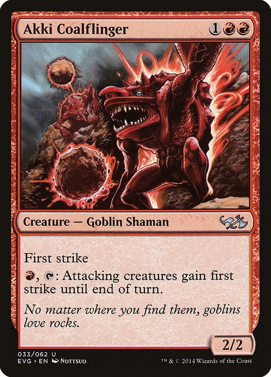 Image for Akki Coalflinger (33) (Duel Decks: Anthology) - Magic: The Gathering