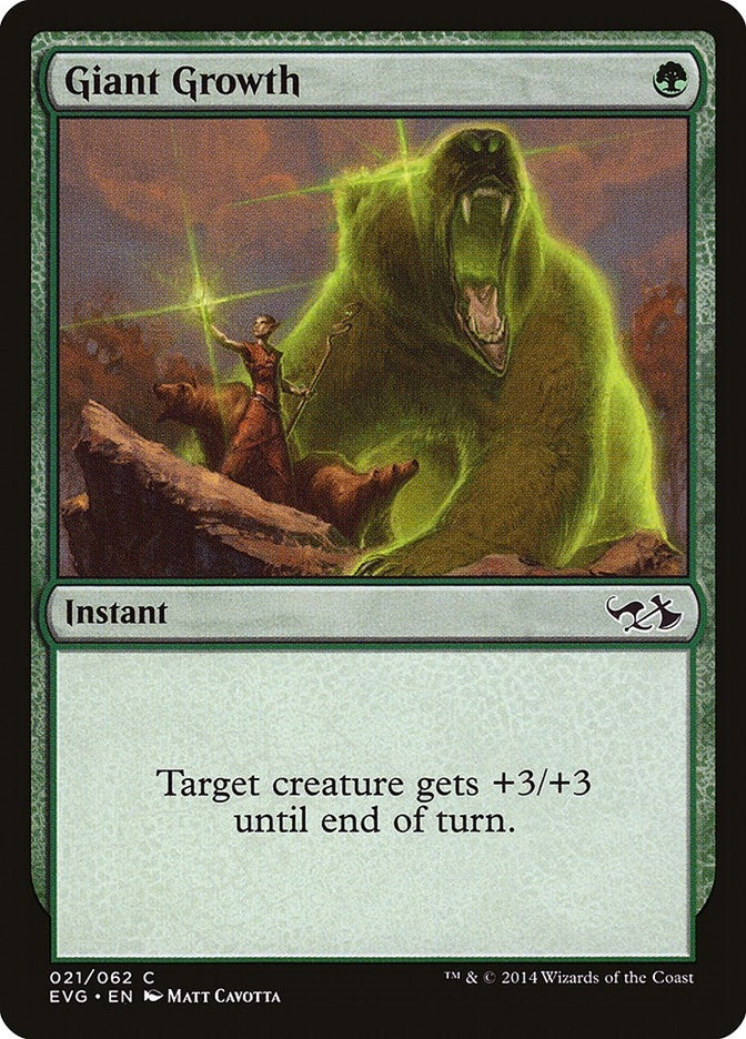 Image for Giant Growth (EVG) (21) (Duel Decks: Anthology) - Magic: The Gathering