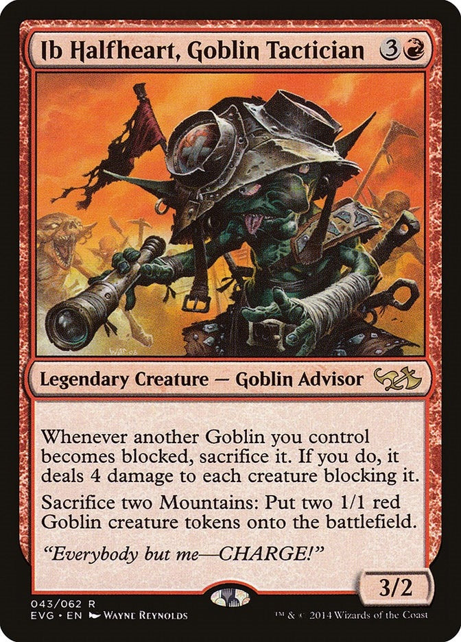 Image for Ib Halfheart, Goblin Tactician (43) (Duel Decks: Anthology) - Magic: The Gathering