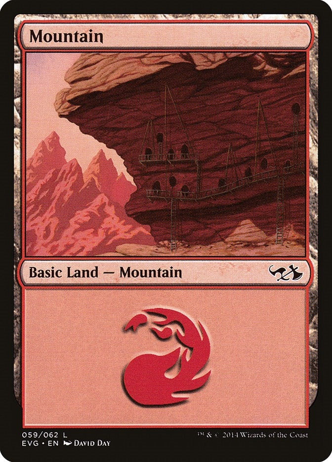 Image for Mountain (059) (EVG) (59) (Duel Decks: Anthology) - Magic: The Gathering