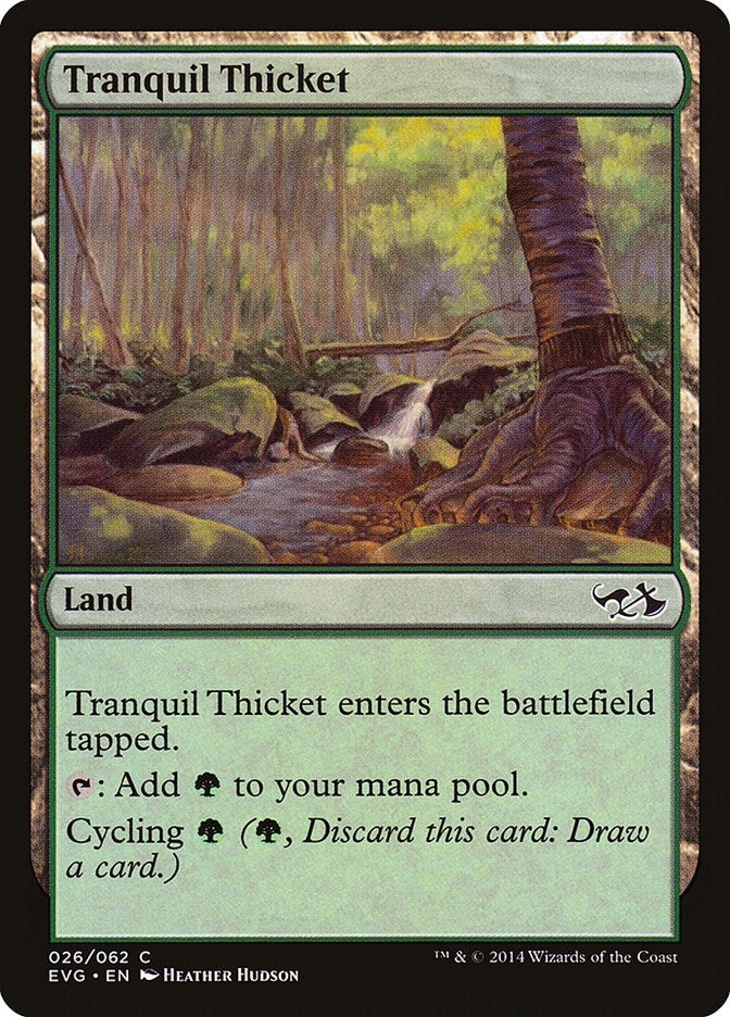 Image for Tranquil Thicket (26) (Duel Decks: Anthology) - Magic: The Gathering