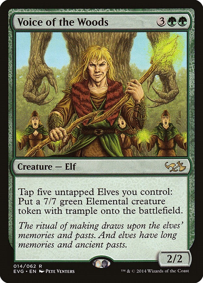 Image for Voice of the Woods (14) (Duel Decks: Anthology) - Magic: The Gathering