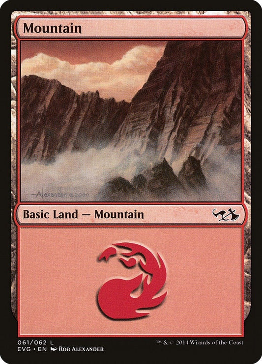 Image for Mountain (061) (EVG) (61) (Duel Decks: Anthology) - Magic: The Gathering