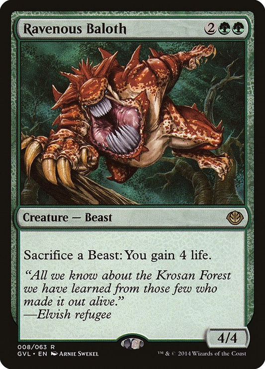 Image for Ravenous Baloth (8) (Duel Decks: Anthology) - Magic: The Gathering