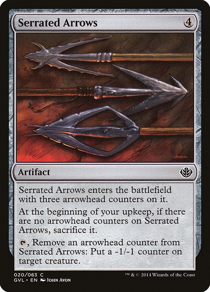 Image for Serrated Arrows (20) (Duel Decks: Anthology) - Magic: The Gathering
