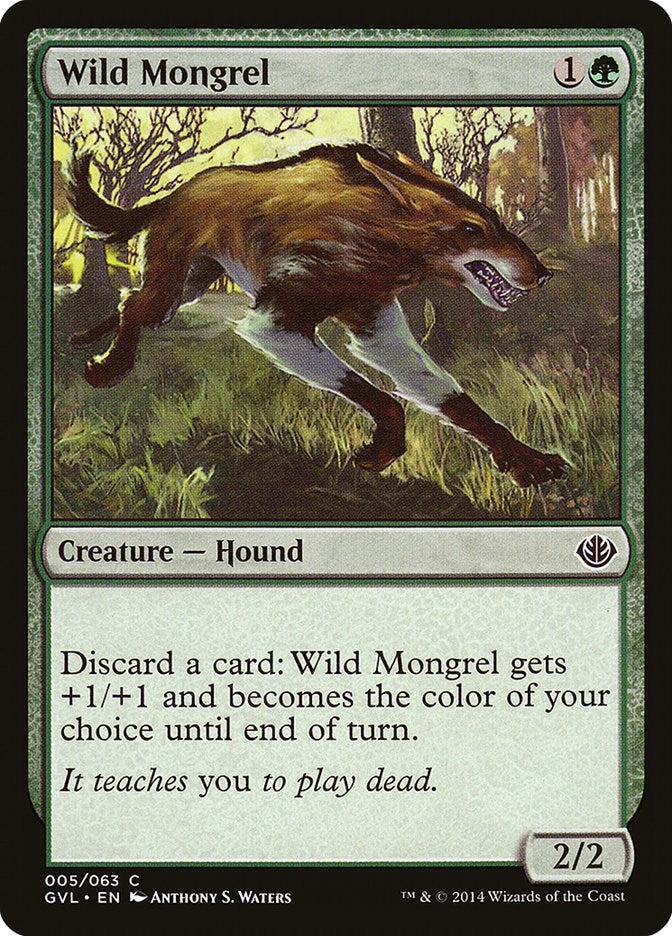 Image for Wild Mongrel (5) (Duel Decks: Anthology) - Magic: The Gathering