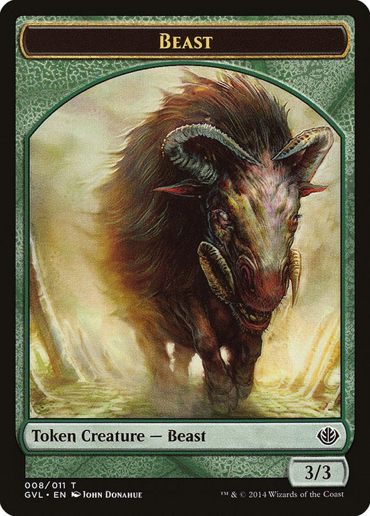 Image for Beast Token (008) (8) (Duel Decks: Anthology) - Magic: The Gathering