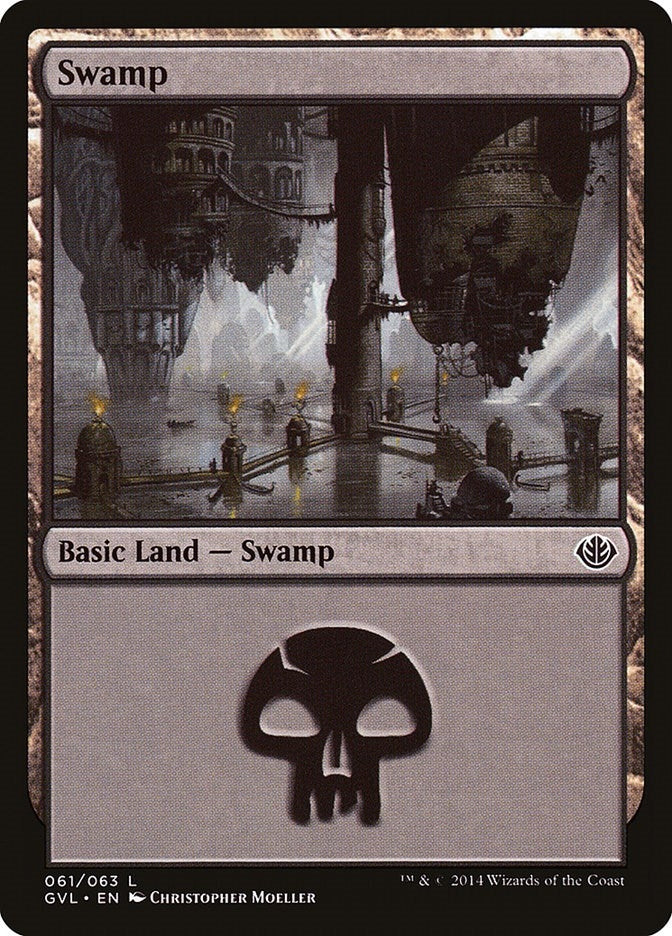 Image for Swamp (061) (GVL) (61) (Duel Decks: Anthology) - Magic: The Gathering
