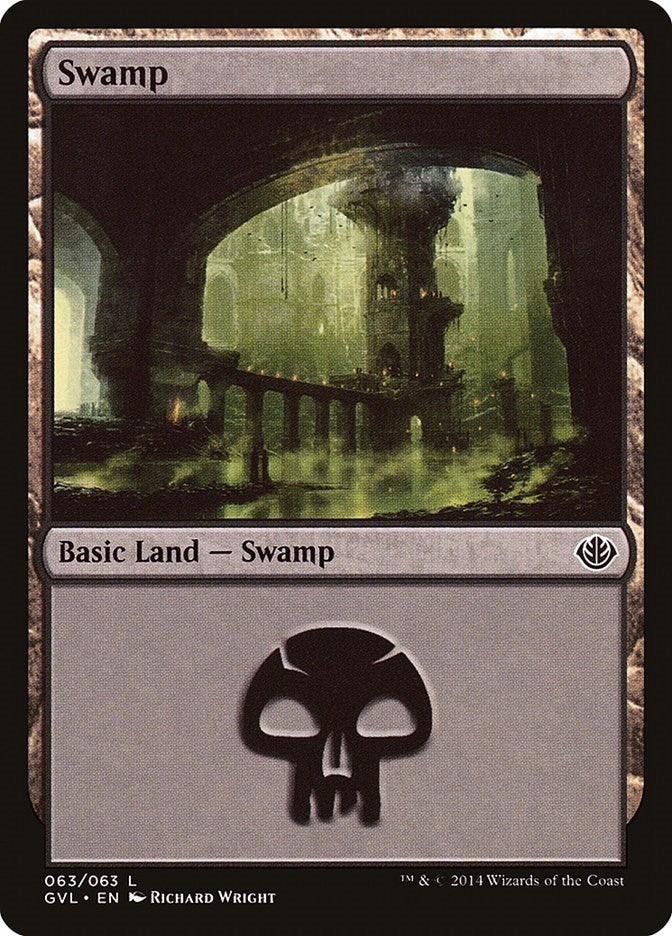 Image for Swamp (063) (GVL) (63) (Duel Decks: Anthology) - Magic: The Gathering