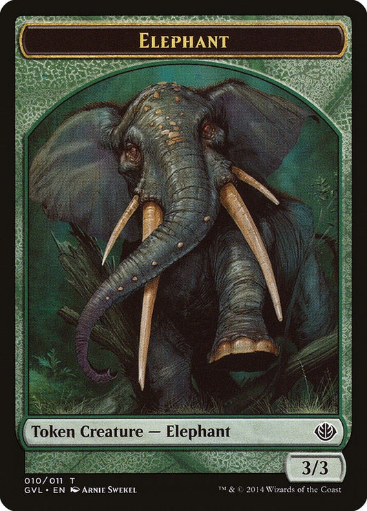 Image for Elephant Token (10) (Duel Decks: Anthology) - Magic: The Gathering