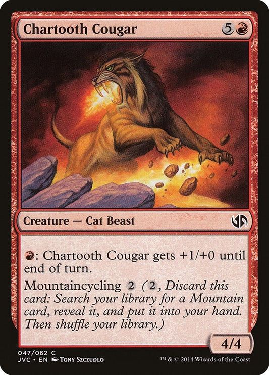 Image for Chartooth Cougar (47) (Duel Decks: Anthology) - Magic: The Gathering
