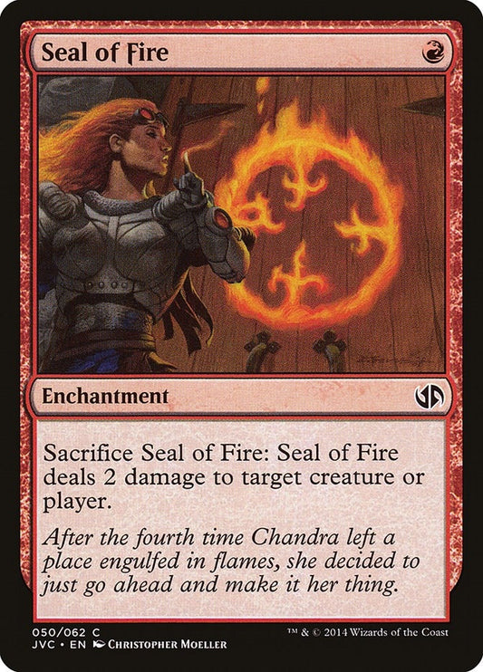 Image for Seal of Fire (50) (Duel Decks: Anthology) - Magic: The Gathering