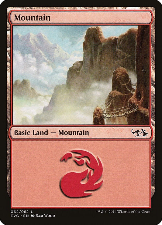 Image for Mountain (062) (EVG) (62) (Duel Decks: Anthology) - Magic: The Gathering