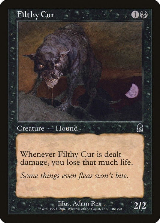 Image for Filthy Cur (136) (Odyssey) - Magic: The Gathering
