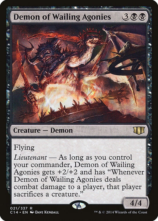 Image for Demon of Wailing Agonies (21) (Commander 2014) - Magic: The Gathering
