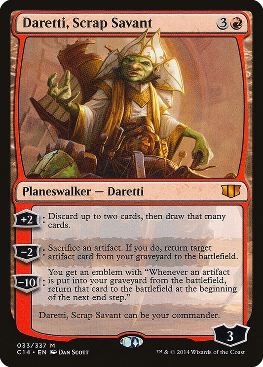 Image for Daretti, Scrap Savant (33) (Commander 2014) - Magic: The Gathering