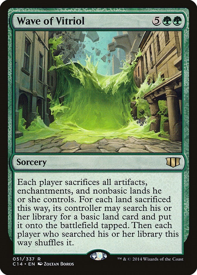 Image for Wave of Vitriol (51) (Commander 2014) - Magic: The Gathering