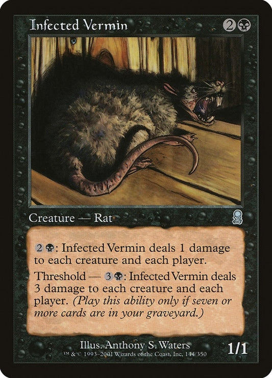 Image for Infected Vermin (144) (Odyssey) - Magic: The Gathering