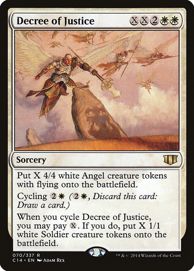 Image for Decree of Justice (70) (Commander 2014) - Magic: The Gathering