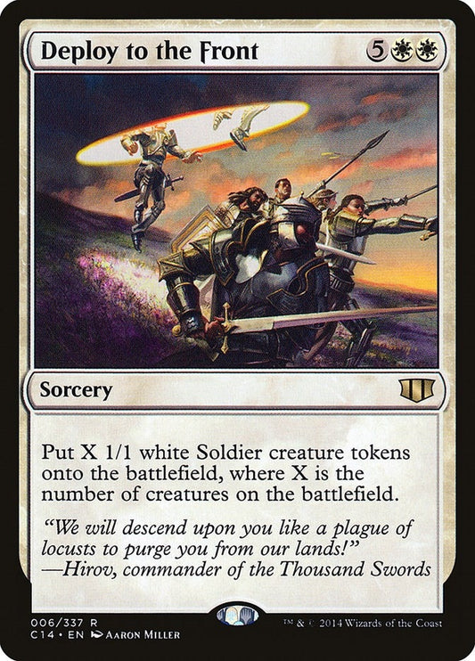 Image for Deploy to the Front (6) (Commander 2014) - Magic: The Gathering