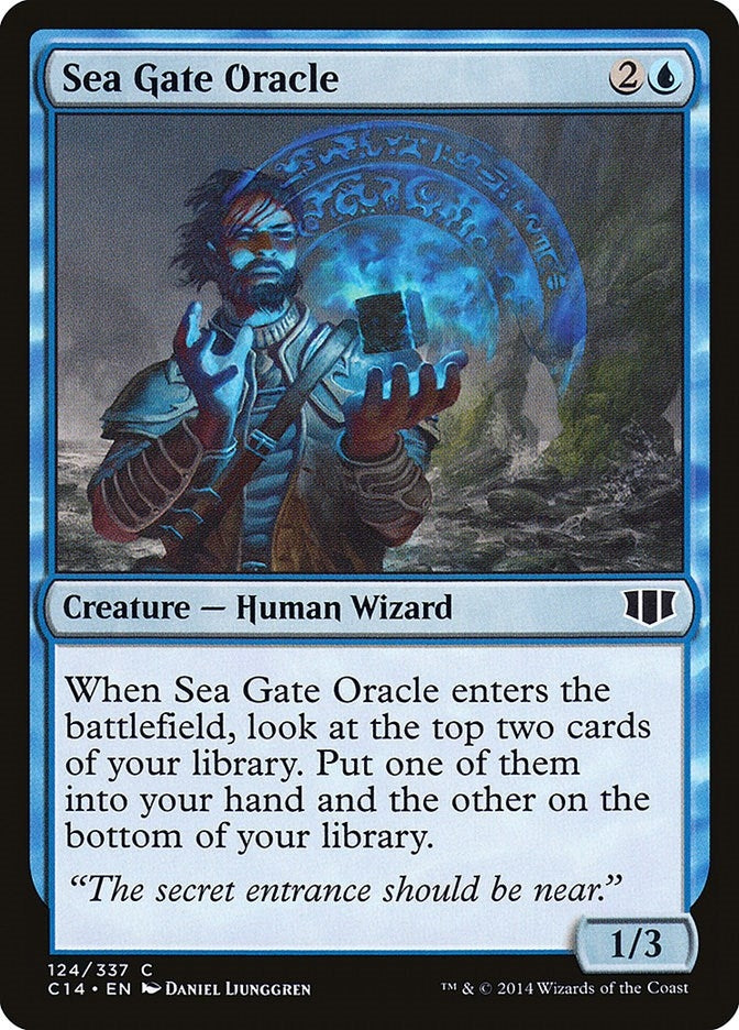 Image for Sea Gate Oracle (124) (Commander 2014) - Magic: The Gathering