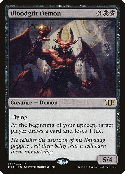 Image for Bloodgift Demon (137) (Commander 2014) - Magic: The Gathering
