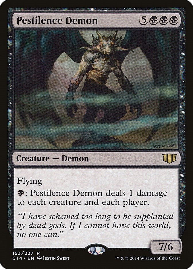 Image for Pestilence Demon (153) (Commander 2014) - Magic: The Gathering