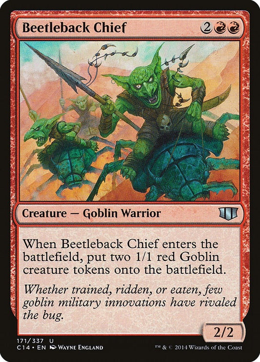 Image for Beetleback Chief (171) (Commander 2014) - Magic: The Gathering