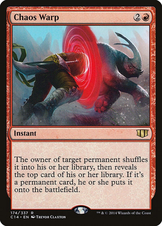 Image for Chaos Warp (174) (Commander 2014) - Magic: The Gathering