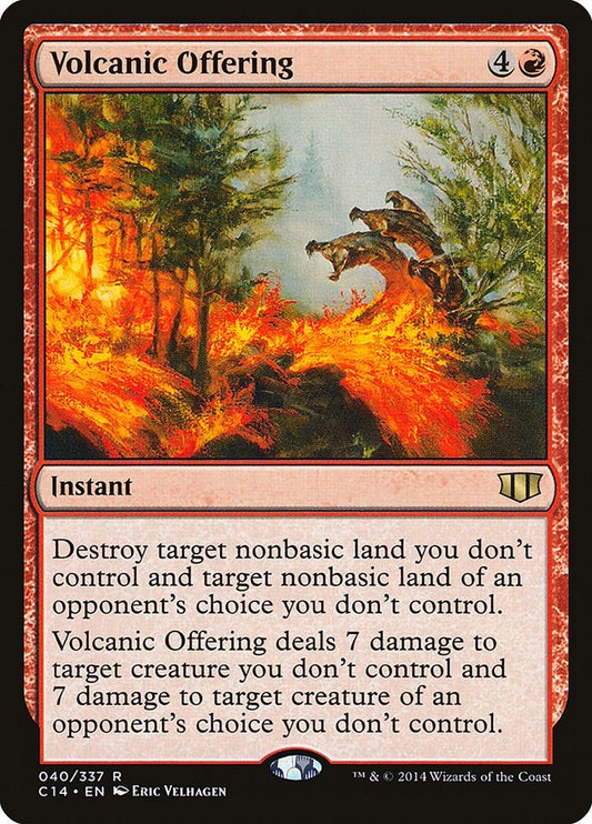 Image for Volcanic Offering (40) (Commander 2014) - Magic: The Gathering