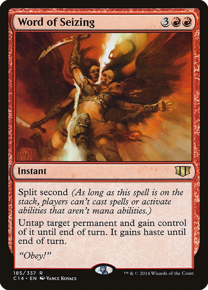 Image for Word of Seizing (185) (Commander 2014) - Magic: The Gathering