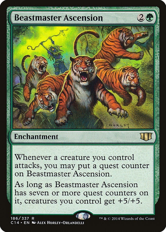 Image for Beastmaster Ascension (186) (Commander 2014) - Magic: The Gathering