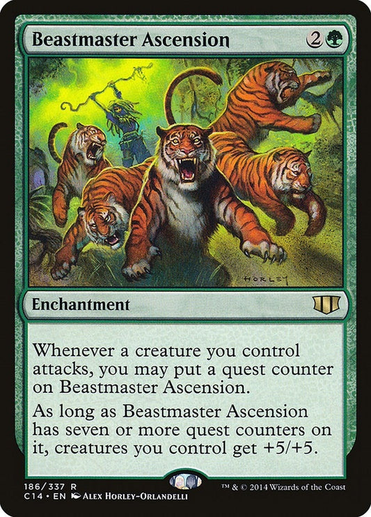 Image for Beastmaster Ascension (186) (Commander 2014) - Magic: The Gathering