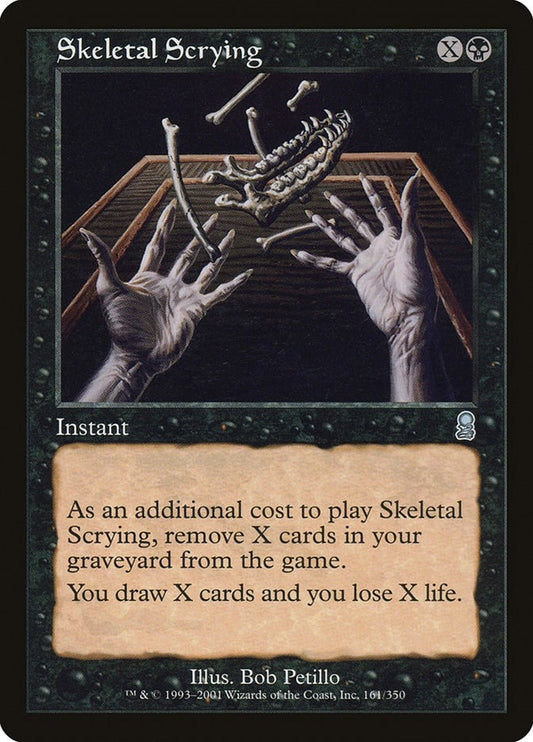 Image for Skeletal Scrying (161) (Odyssey) - Magic: The Gathering