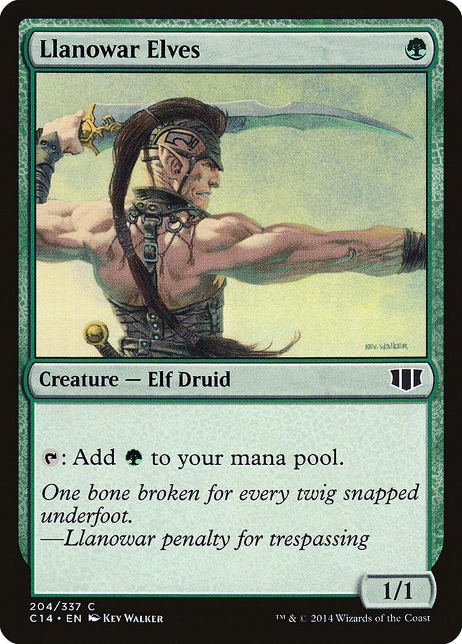 Image for Llanowar Elves (204) (Commander 2014) - Magic: The Gathering