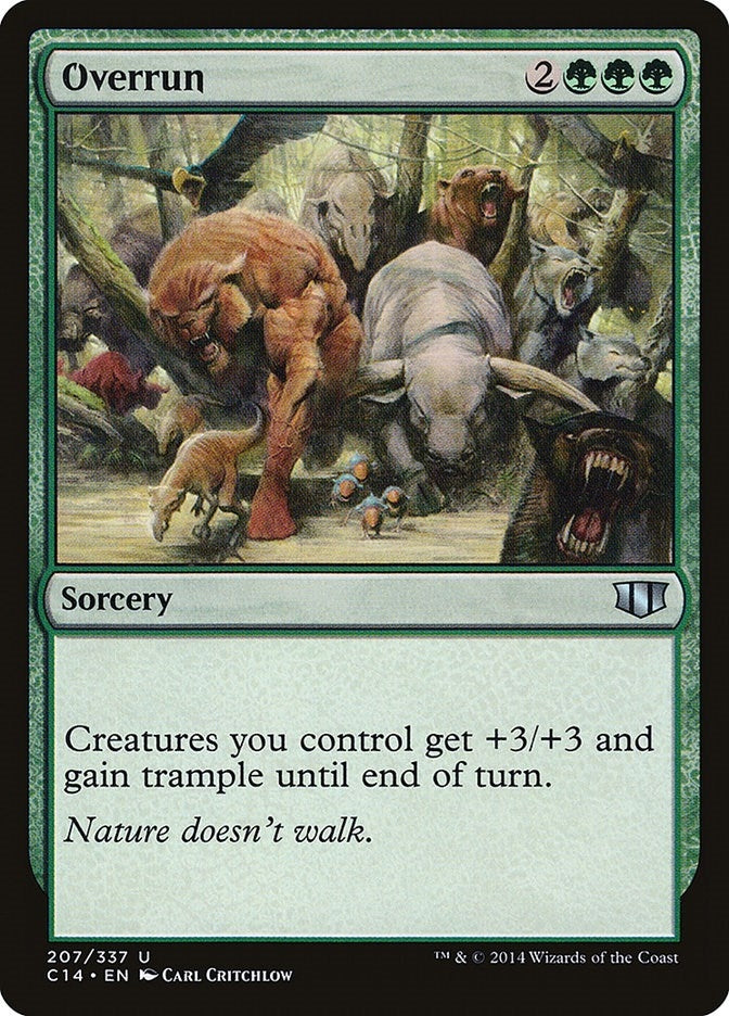 Image for Overrun (207) (Commander 2014) - Magic: The Gathering