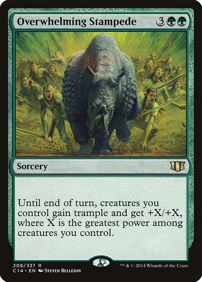 Image for Overwhelming Stampede (208) (Commander 2014) - Magic: The Gathering