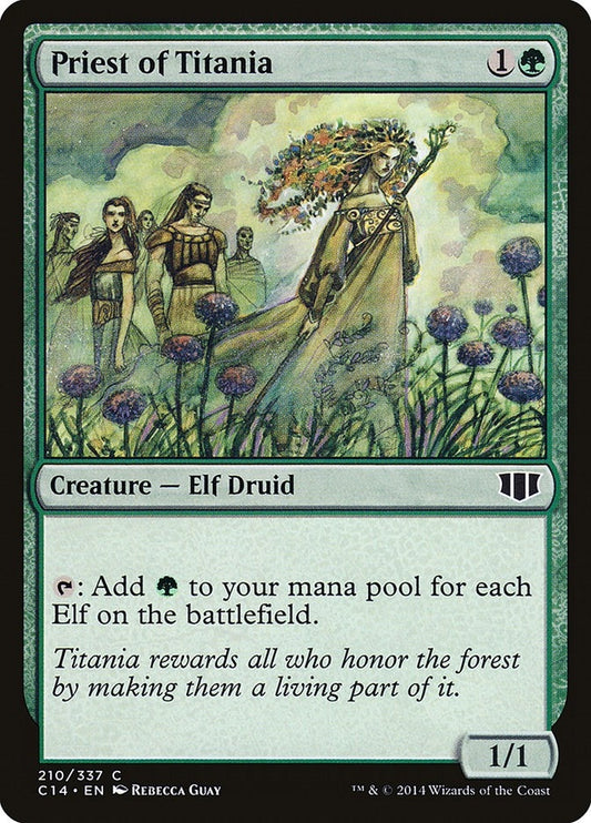 Image for Priest of Titania (210) (Commander 2014) - Magic: The Gathering