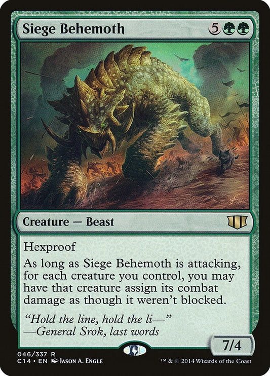 Image for Siege Behemoth (46) (Commander 2014) - Magic: The Gathering