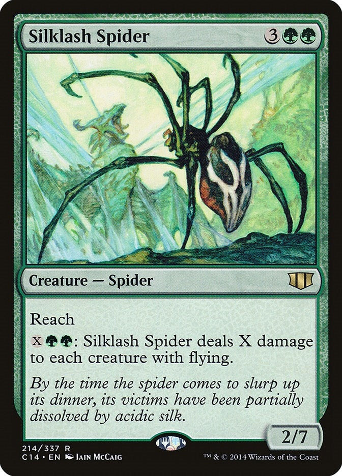 Image for Silklash Spider (214) (Commander 2014) - Magic: The Gathering