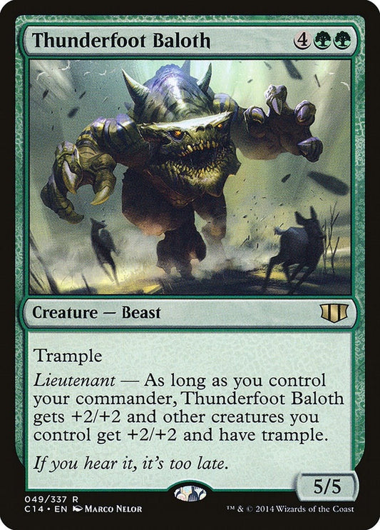 Image for Thunderfoot Baloth (49) (Commander 2014) - Magic: The Gathering