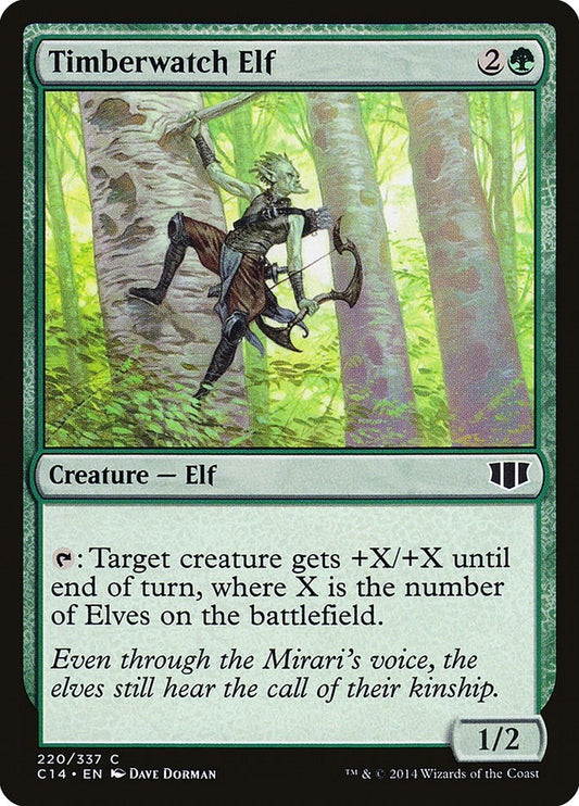 Image for Timberwatch Elf (220) (Commander 2014) - Magic: The Gathering