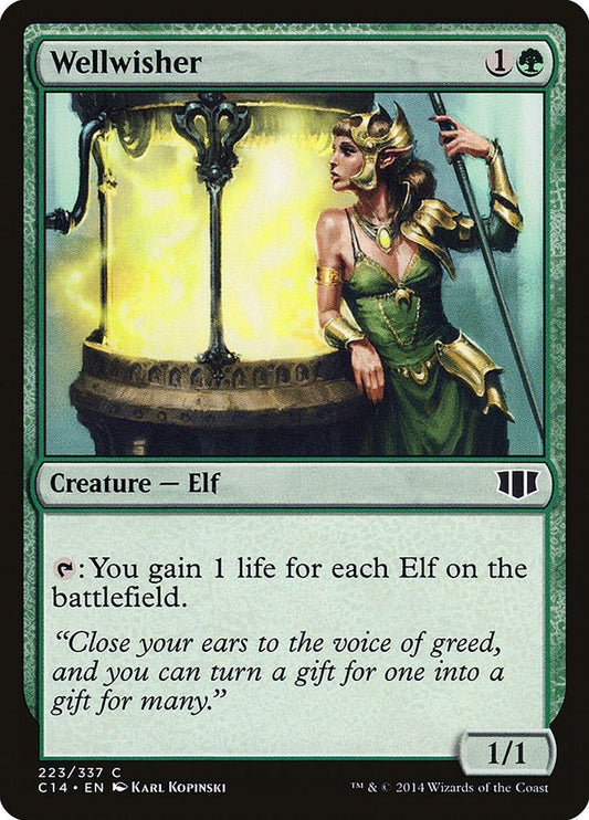 Image for Wellwisher (223) (Commander 2014) - Magic: The Gathering
